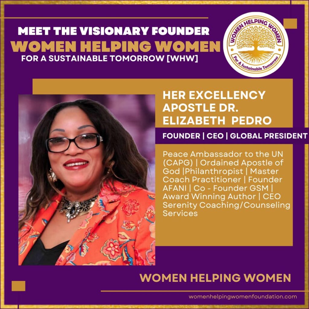 Dr. Elizabeth Pedro - Women Helping Women